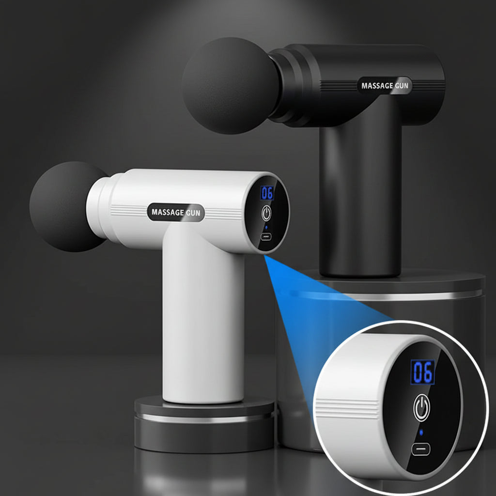 Mini Massage Gun – Deep Tissue Relief, 6-Speed Vibration & USB Rechargeable