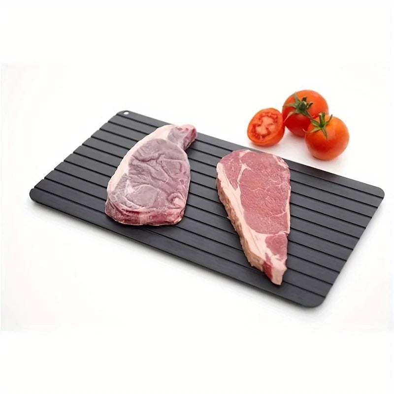 Rapid Defrosting Tray – Thaws Frozen Meat 3x Faster, No Electricity Needed