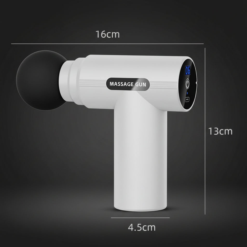 Mini Massage Gun – Deep Tissue Relief, 6-Speed Vibration & USB Rechargeable
