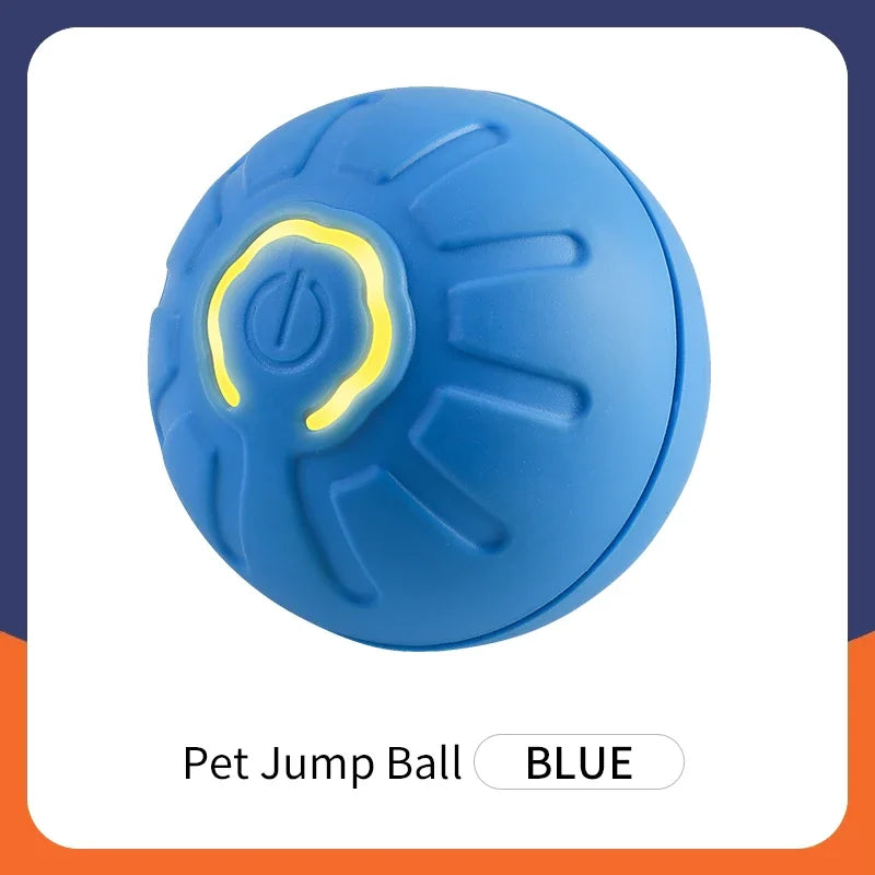 Self-Moving Dog Toy Ball – Auto-Bouncing, LED Light & USB Rechargeable