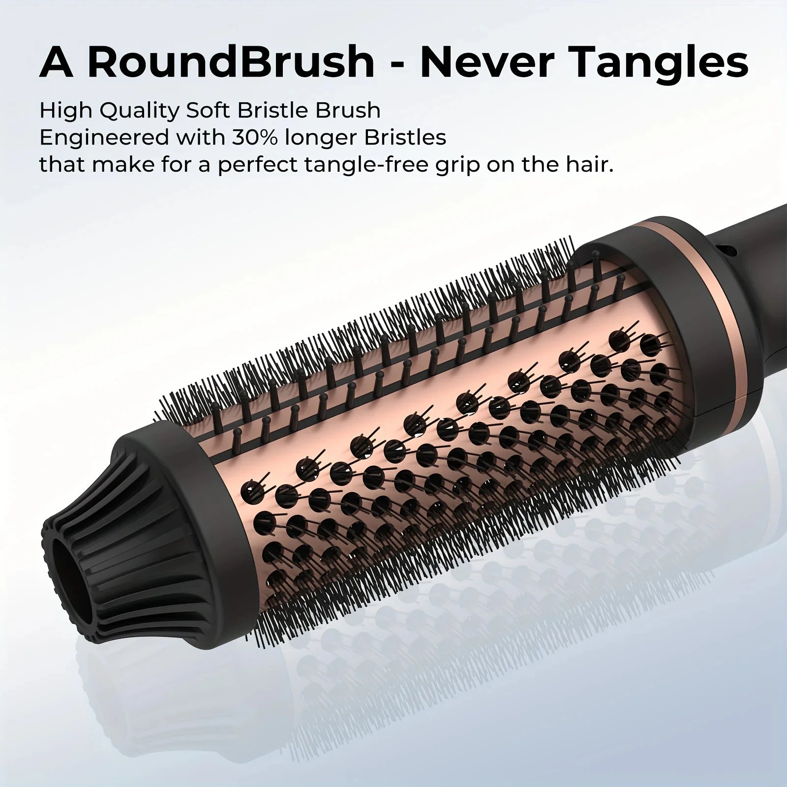 2-in-1 Hair Curler & Straightener Brush – 10 Heat Settings, Anti-Scald & 360° Swivel Cord