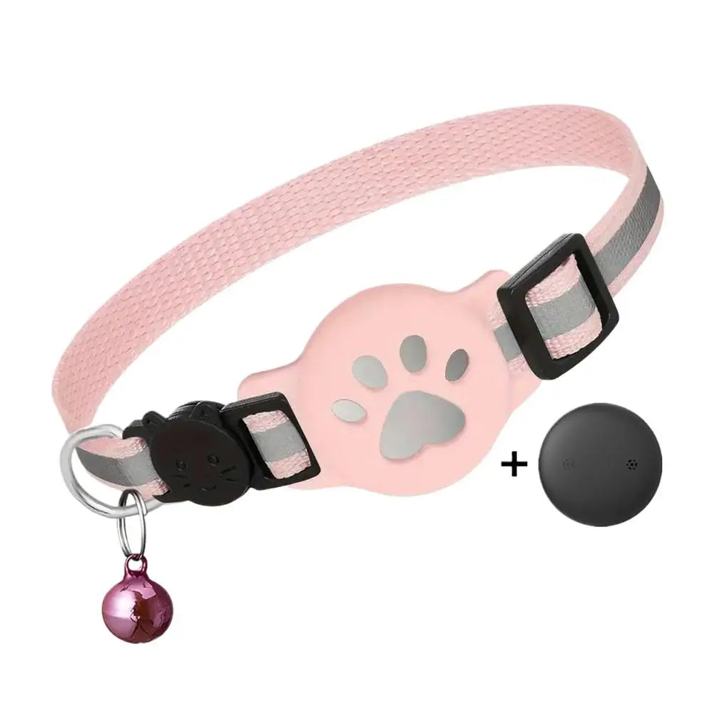 Smart GPS Tracker Collar for Cats — Real-Time Tracking & Safety Reflective