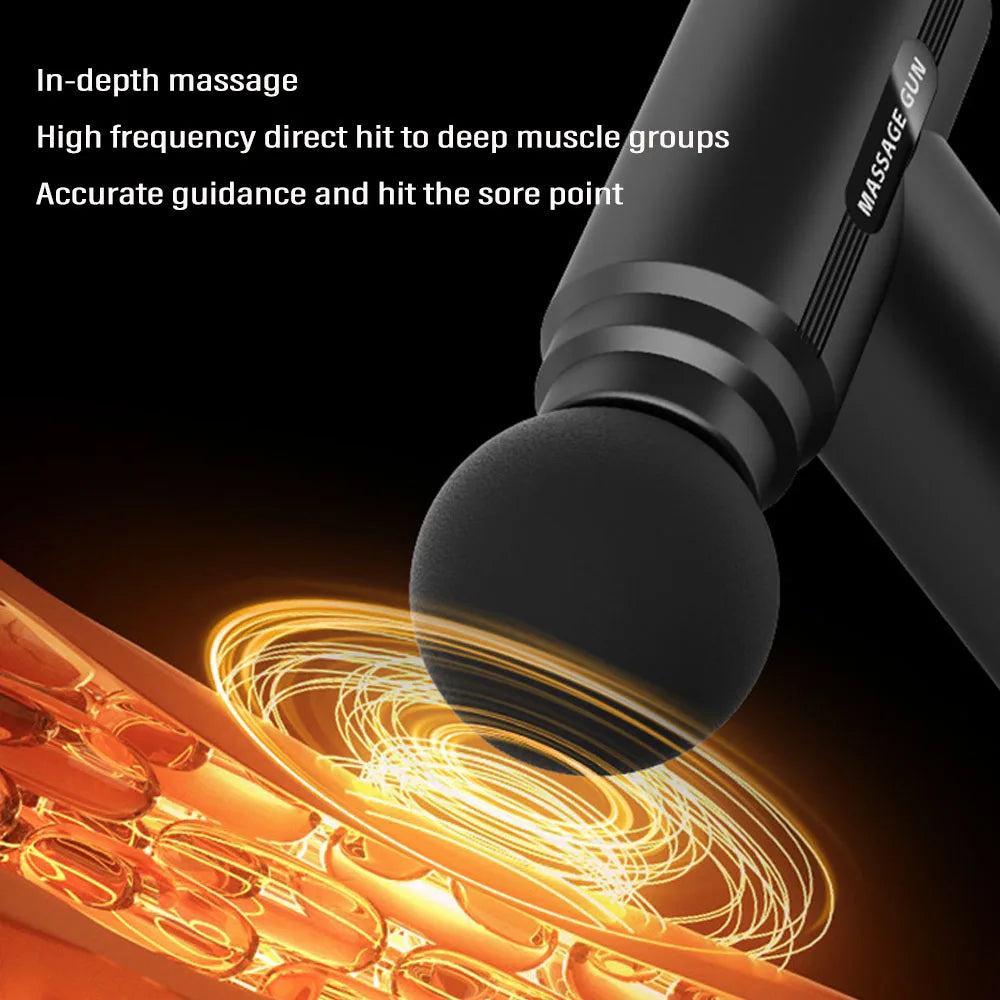 Mini Massage Gun – Deep Tissue Relief, 6-Speed Vibration & USB Rechargeable