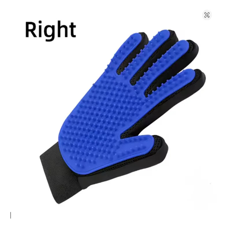 Silicone Pet Grooming & Deshedding Glove – Gentle Massage Brush for Dogs & Cats