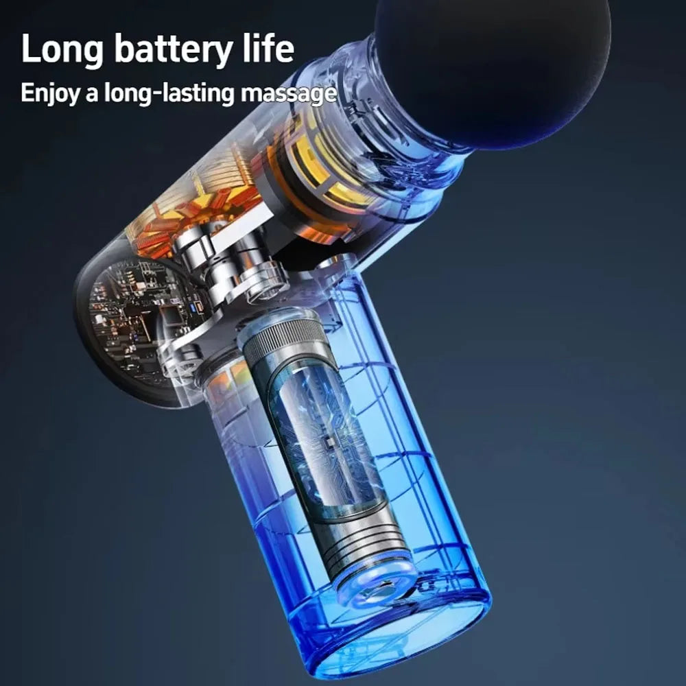 Mini Massage Gun – Deep Tissue Relief, 6-Speed Vibration & USB Rechargeable